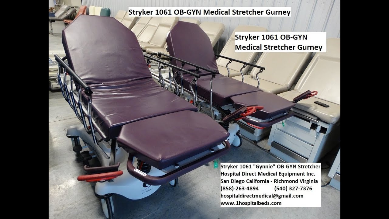 Stryker 1061 OBGYN Stretcher Gurney