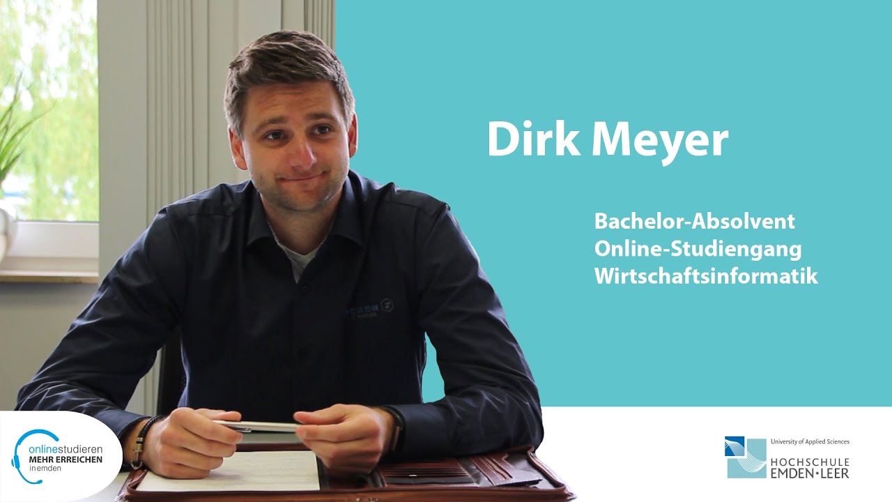 Online studieren in Emden: Dirk Meyer berichtet