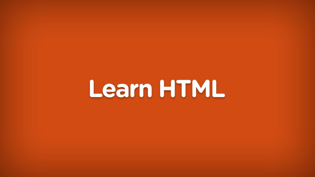 Learn HTML - Introduction