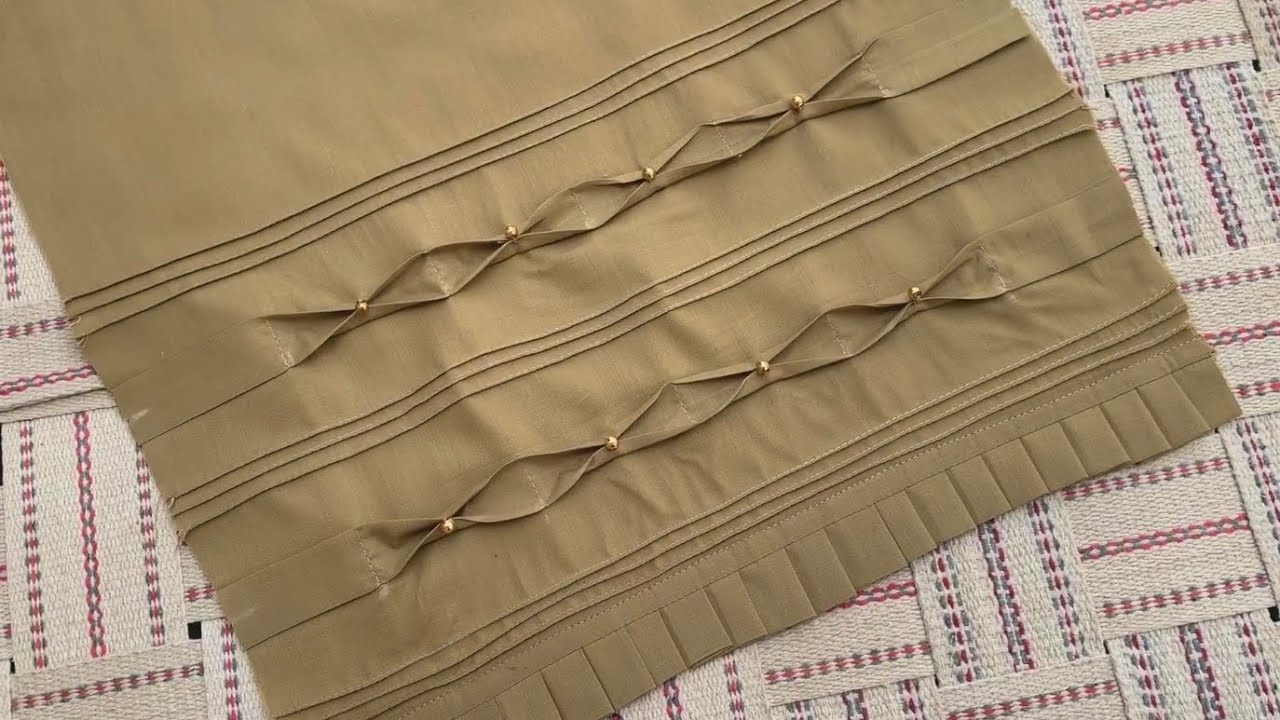 Latest pintex / pintucks trouser design | The Latest Design