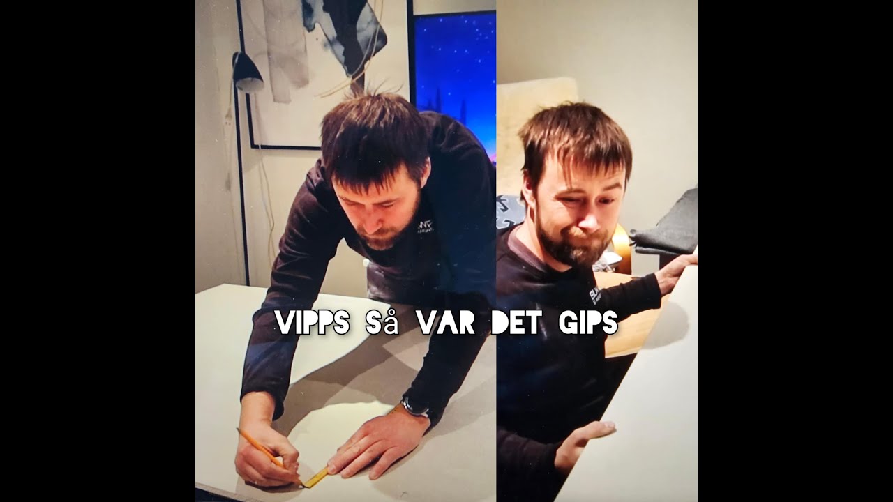 Vipps så ble det gips! Bad kjeller del 6