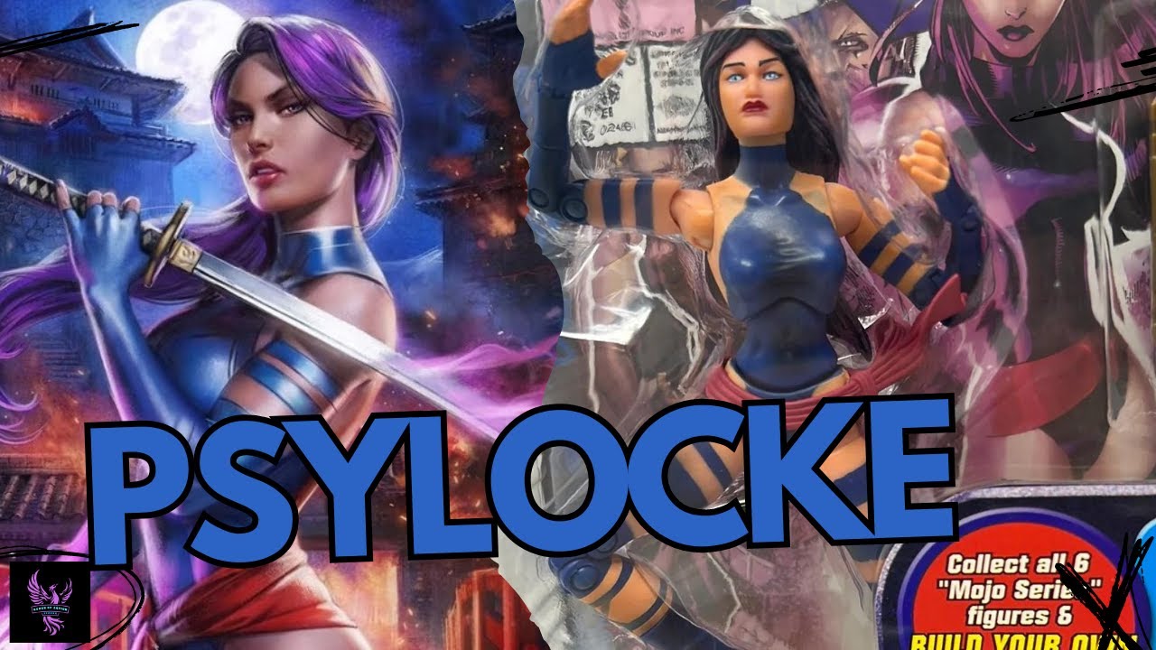 Marvel Legends Psylocke Mojo Build A Figure 2006 Retro: Women of Action Figure Collection