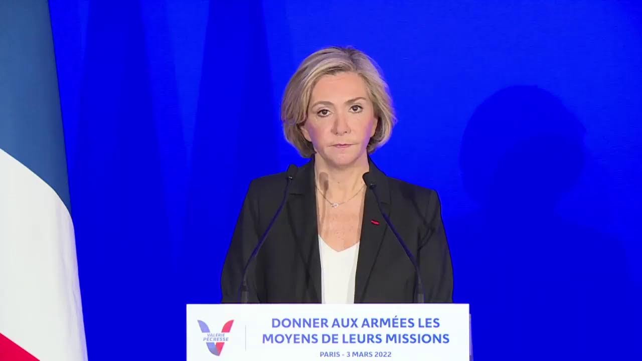 Discours de Val&eacute;rie P&eacute;cresse sur la politique de d&eacute;fense - 3 mars 2022