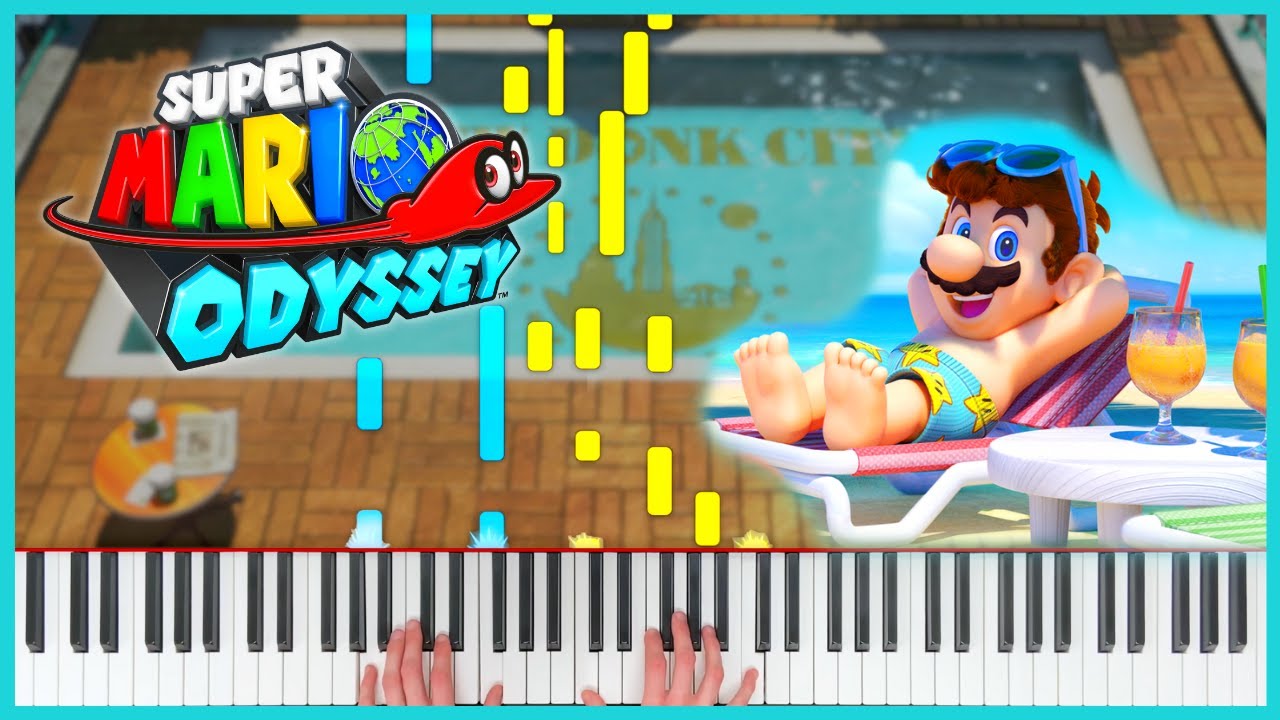 Poolside Rest ~ Super Mario Odyssey | Piano Cover (+ Sheet Music)