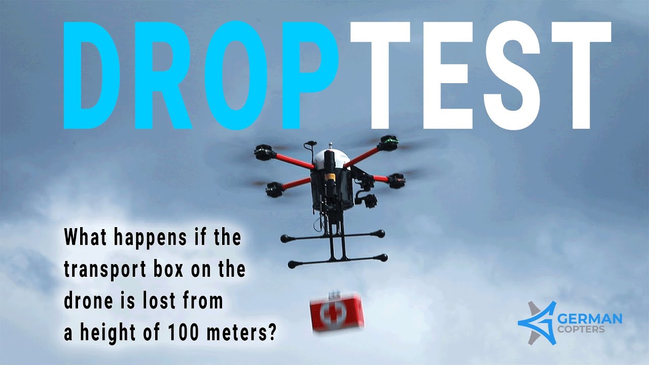 Drop Test - Test of the transport box on the drone