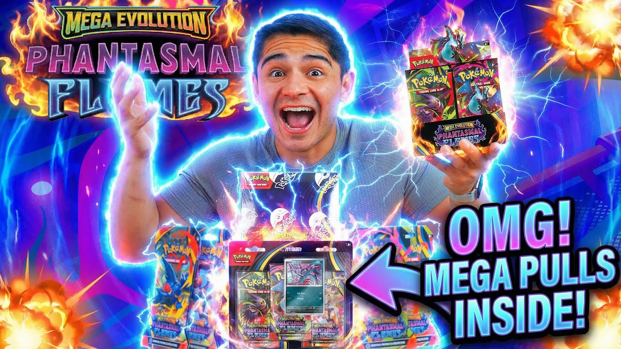 Opening the NEW Phantasmal Flames Booster Box – MEGA Charizard is BACK!
