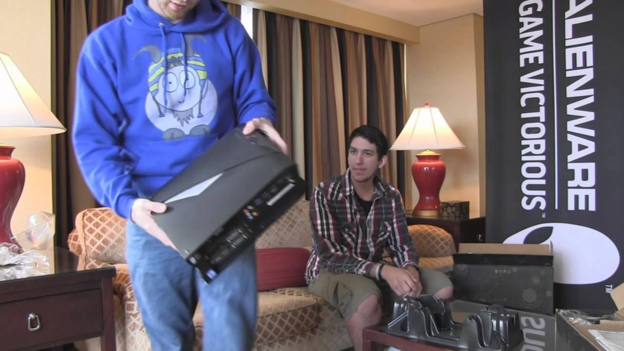 AlienWare x51 PC Unboxing feat. ProtatoMonster by Whiteboy7thst