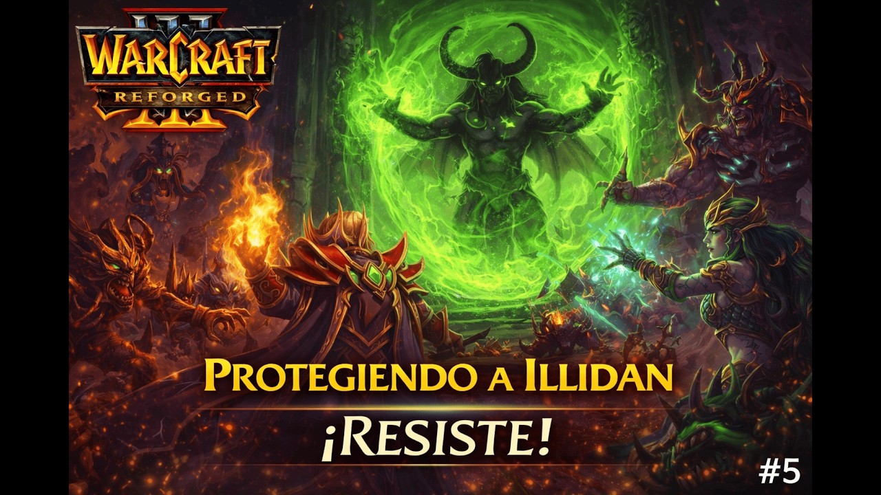 PROTEGIENDO A ILLIDAN 😱 | Cerrando los Portales del Abismo #5