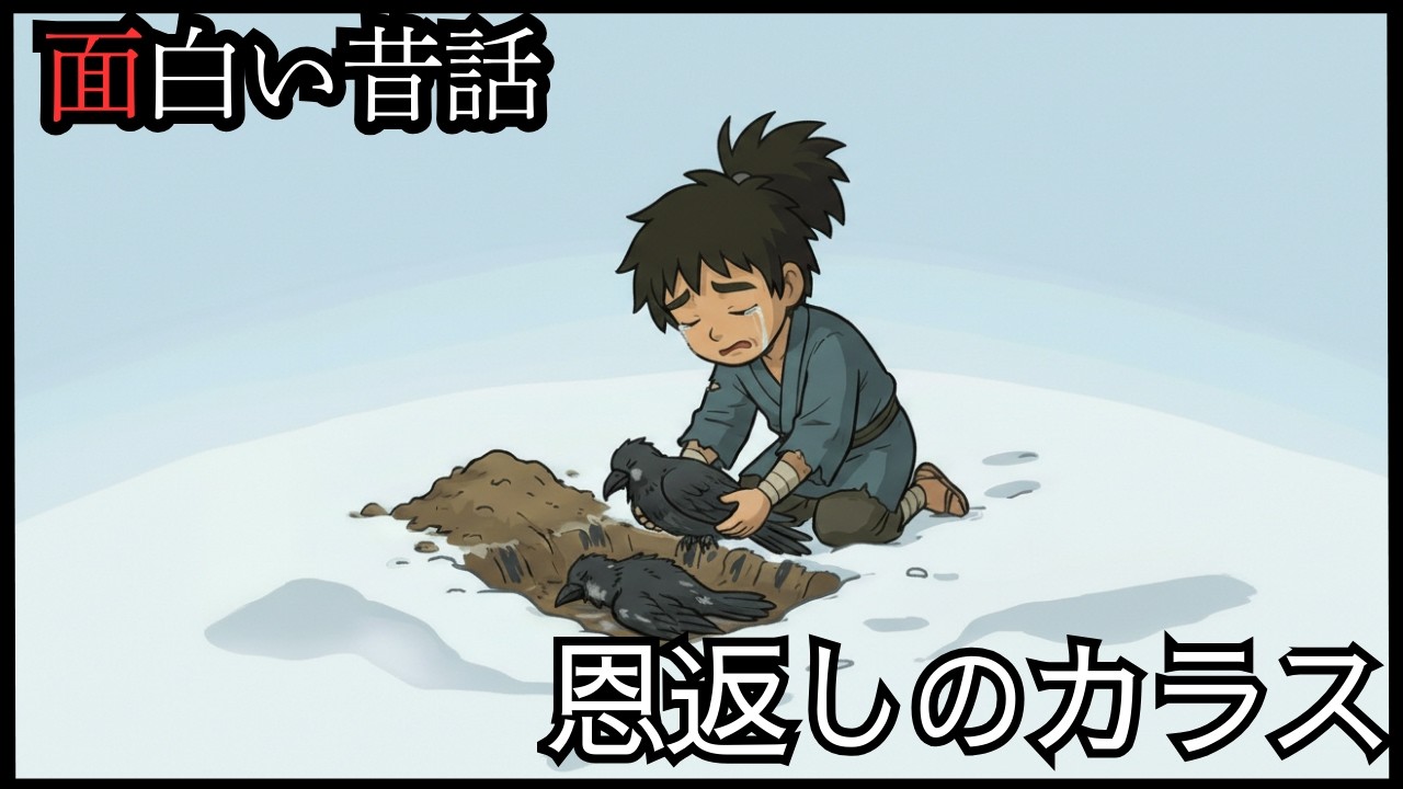 恩返しをしたカラス (楽しい昔話)