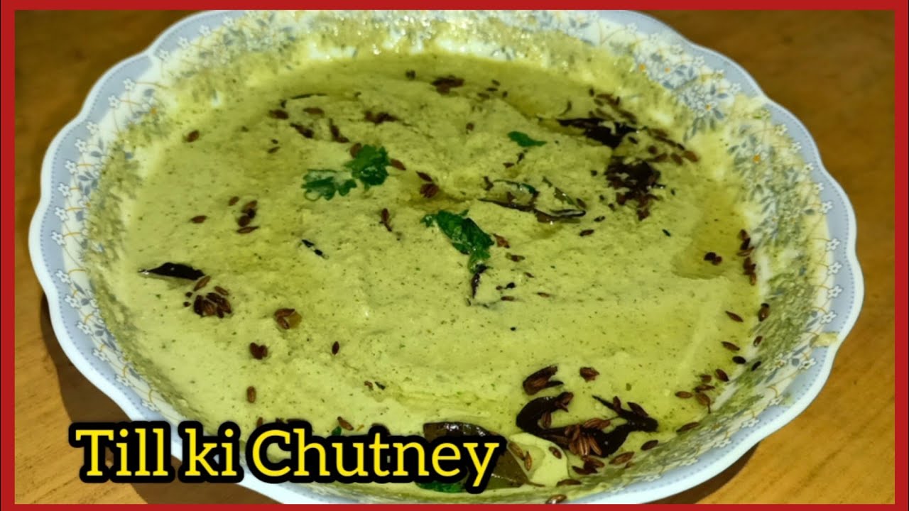 Hyderabadi Till Ki Chutney Recipe