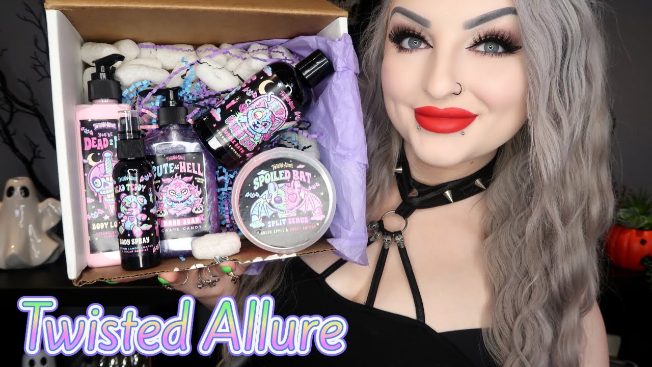 Twisted Allure Subscription Box - Spooky Bath Products - March 2023 LunaLily