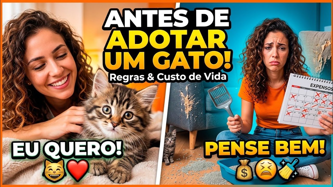 🐾 ANTES de ter um gato você precisa pensar nisso  - Gatil Hauser