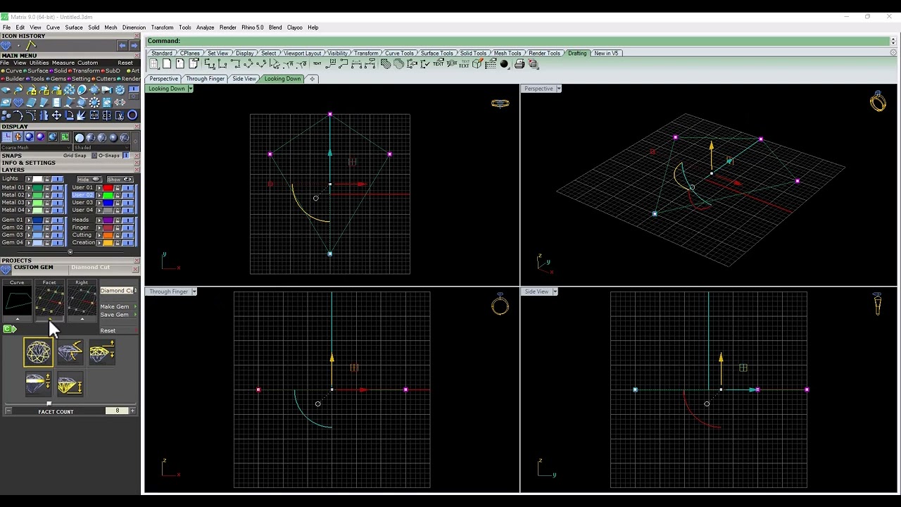 Using the Custom Gem Builder in Matrix V9