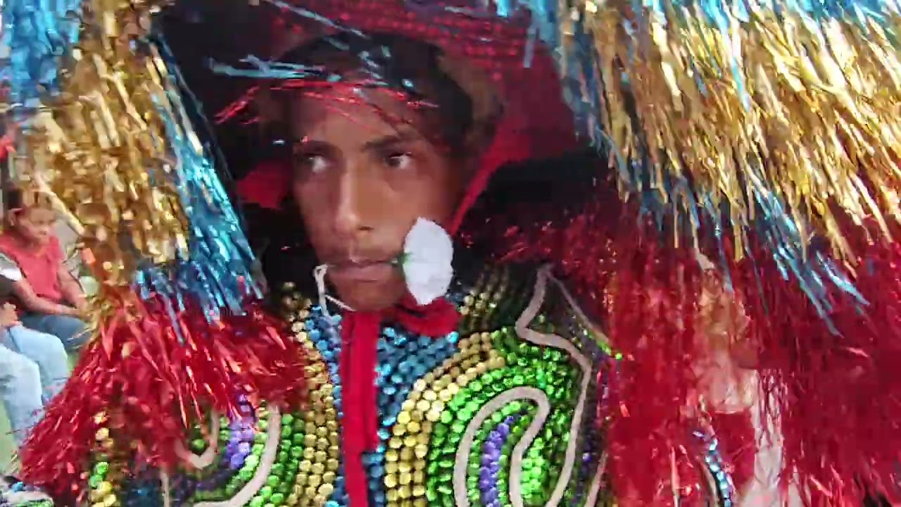 Apresentação do Maracatu Leão Formoso de Tracunhaém, no carnaval de Tracunhaém 11/02/2024