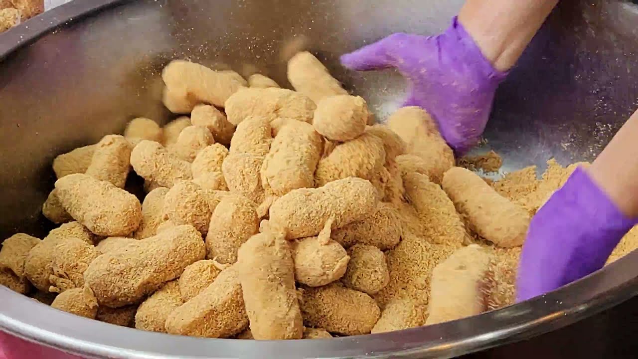 Peanut Rice Crispy/台灣道地古早味點心花生麻粩- Taiwanese Street Food
