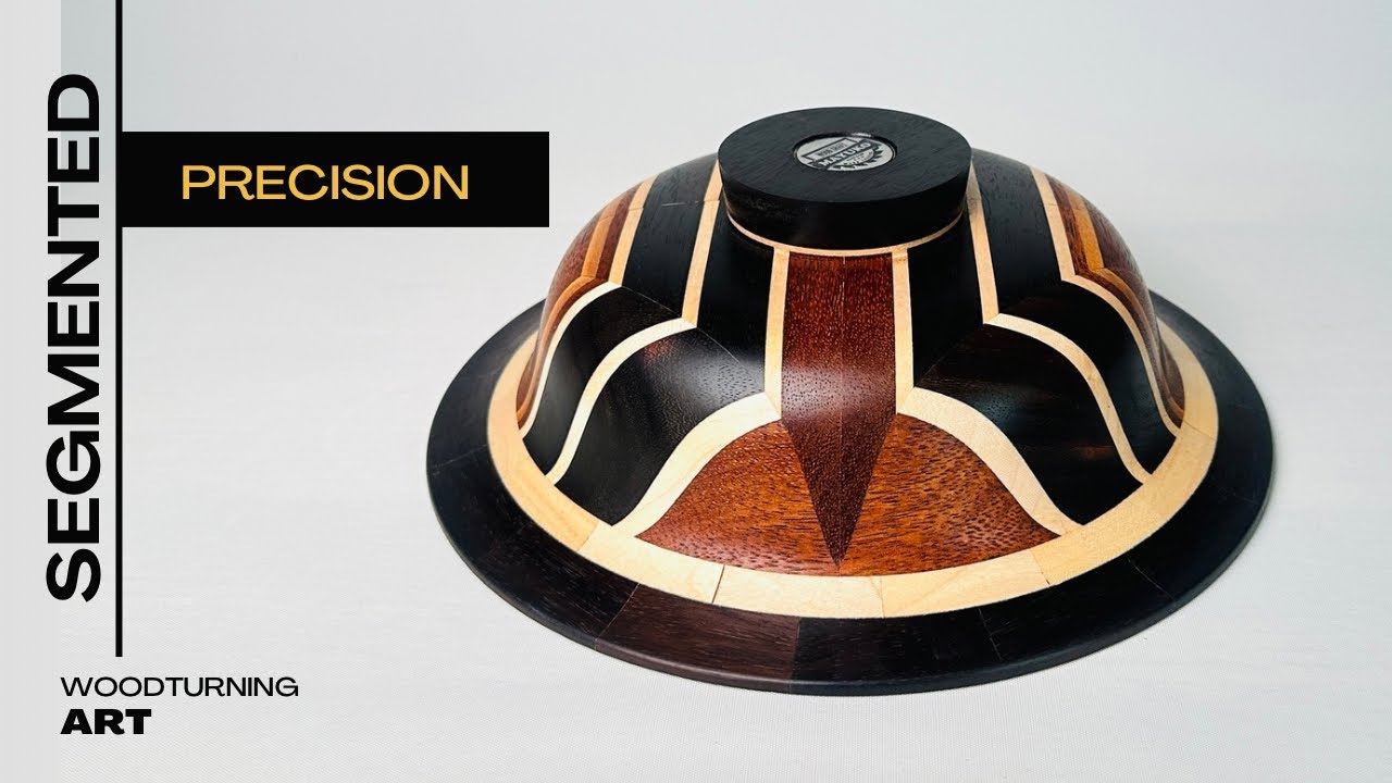 Precision Segmented Woodturning Art &ndash; Perfect Symmetry!