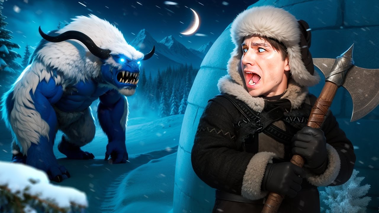 ЙЕТИ ЛЮДОЕД, СЪЕЛ ДЕТИШЕК НА ОБЕД!😱 ВЫЖИВАЮ 99 НОЧЕЙ В АРКТИКЕ СО СНЕЖНЫМ ЧЕЛОВЕКОМ В РОБЛОКС! 😭