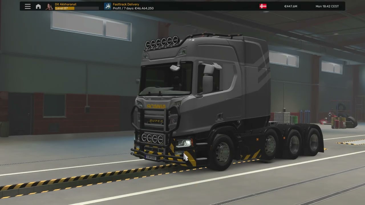 Euro Truck Simulator 2 Valentine 2026 part 11  Aarhus - Liverpool