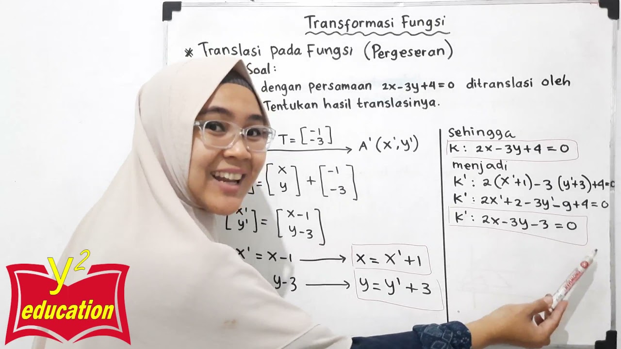 Transformasi Fungsi #Part 1 // Perubahan Grafik Fungsi Akibat Translasi/Pergeseran Grafik Fungsi