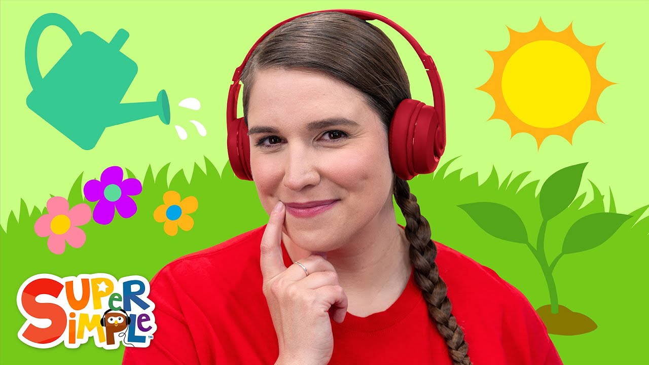And The Green Grass Grew | Imagination Time with Caitie | Relaxing Spring Activity for Kids