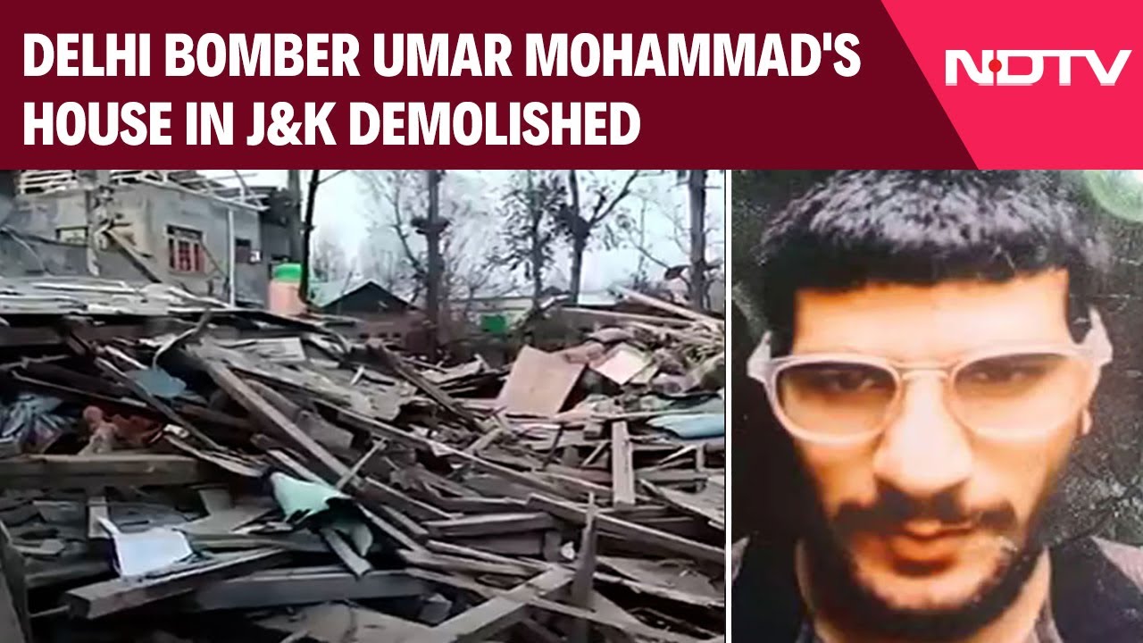 Delhi Red Fort Blast News | Delhi Bomber Umar Mohammad's House In J&K Demolished By Security Forces