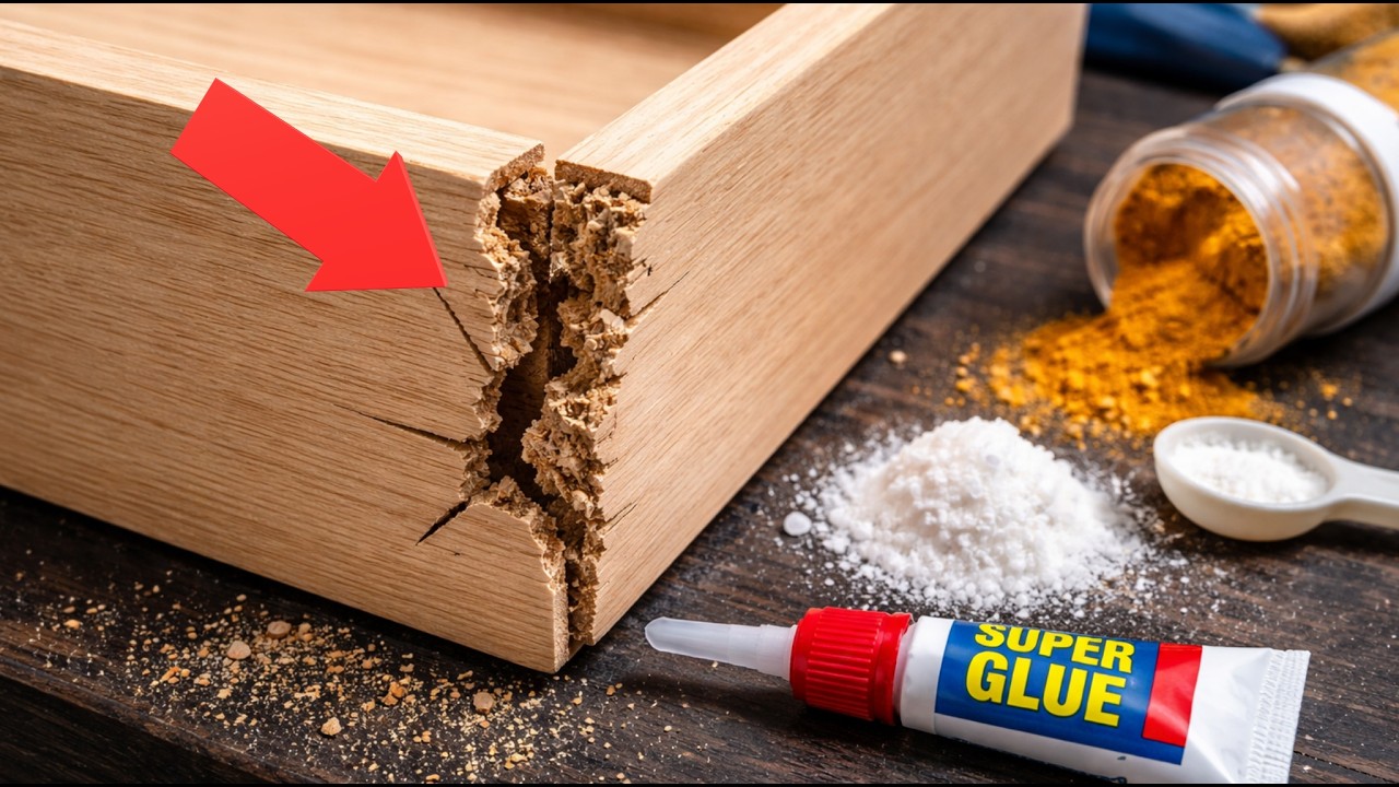 60-летний сантехник раскрыл простой способ починить сломанный ящик с помощью суперклея.