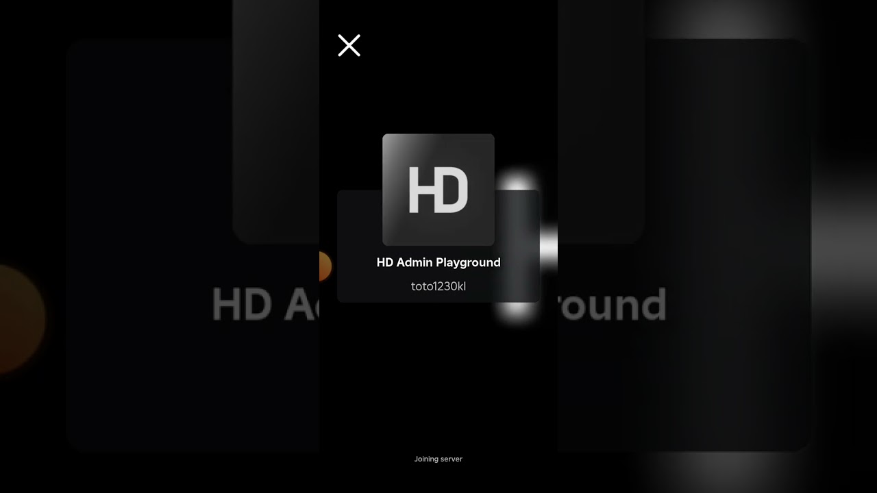 I played HD admin playground in roblox #roblox #admin || King_bacon_YT