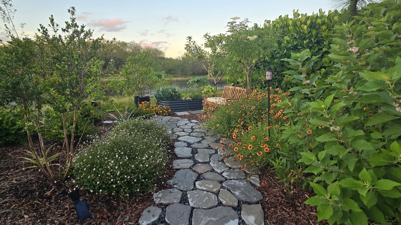 Creating a beautiful DIY Stone Pathway   part 1