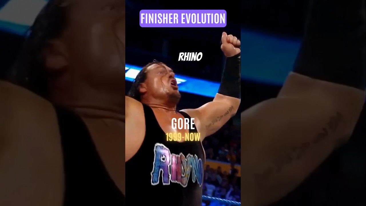 Every FINISHER of Rhino ! #shorts #wwe