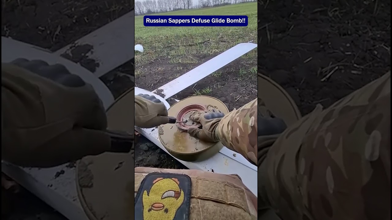 Small Diameter Bomb Crash Lands &ndash; Watch the Sappers Neutralize It!
