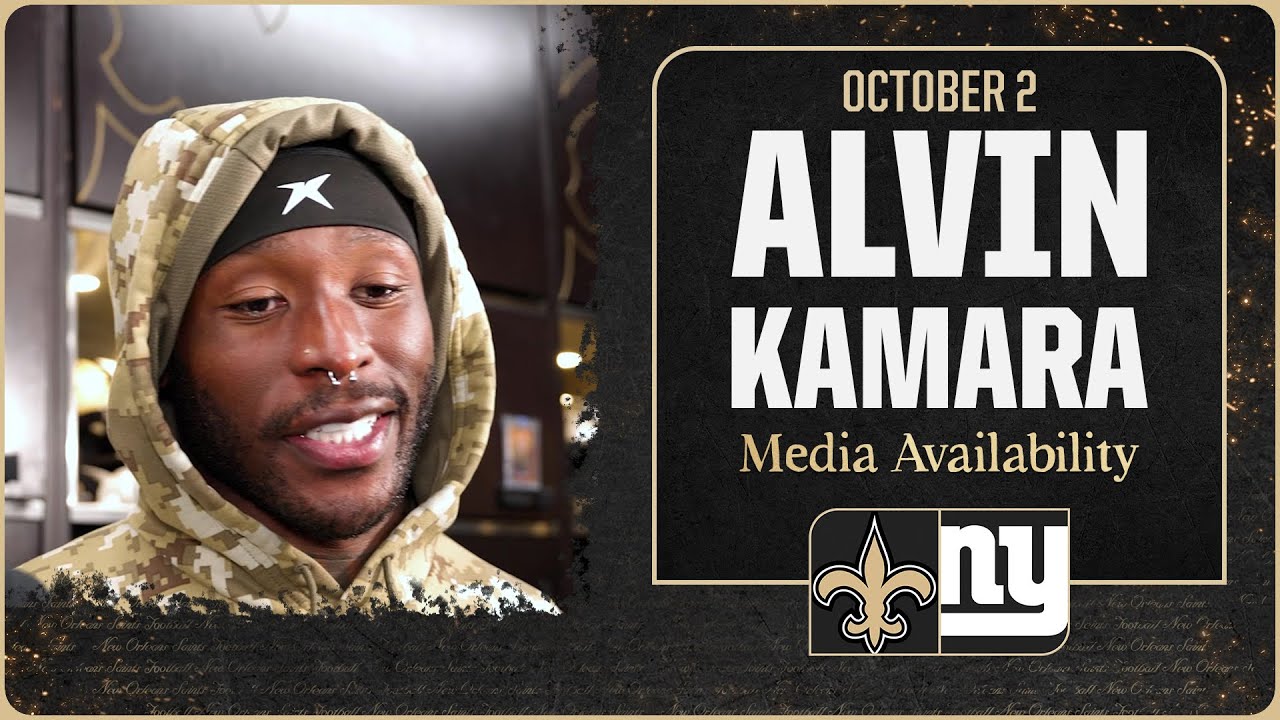 Элвин Камара о защите «Джайентс», Кендре Миллер | New Orleans Saints