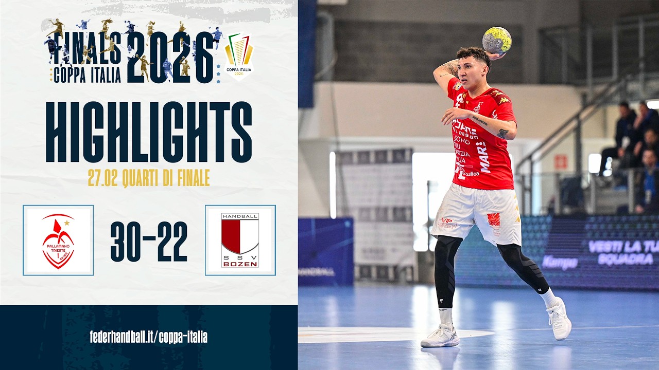 HIGHLIGHTS | Coppa Italia 2026 | QUARTI DI FINALE | Trieste - Bolzano 30-22