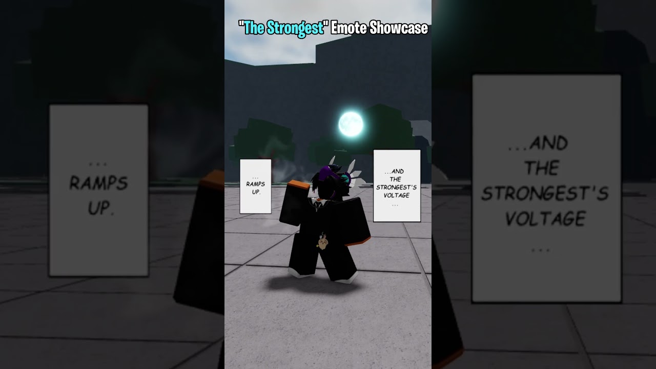 The Strongest Emote #thestrongestbattlegrounds