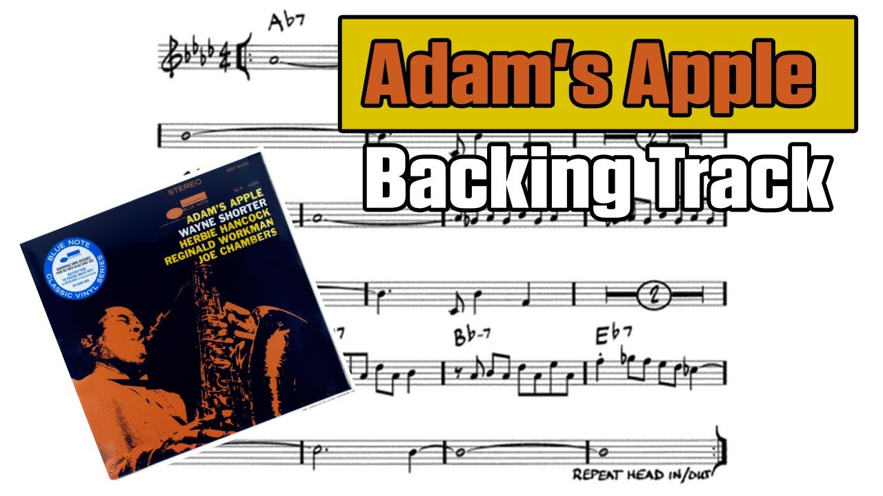 Adam's Apple by Wayne Shorter - Backing Track