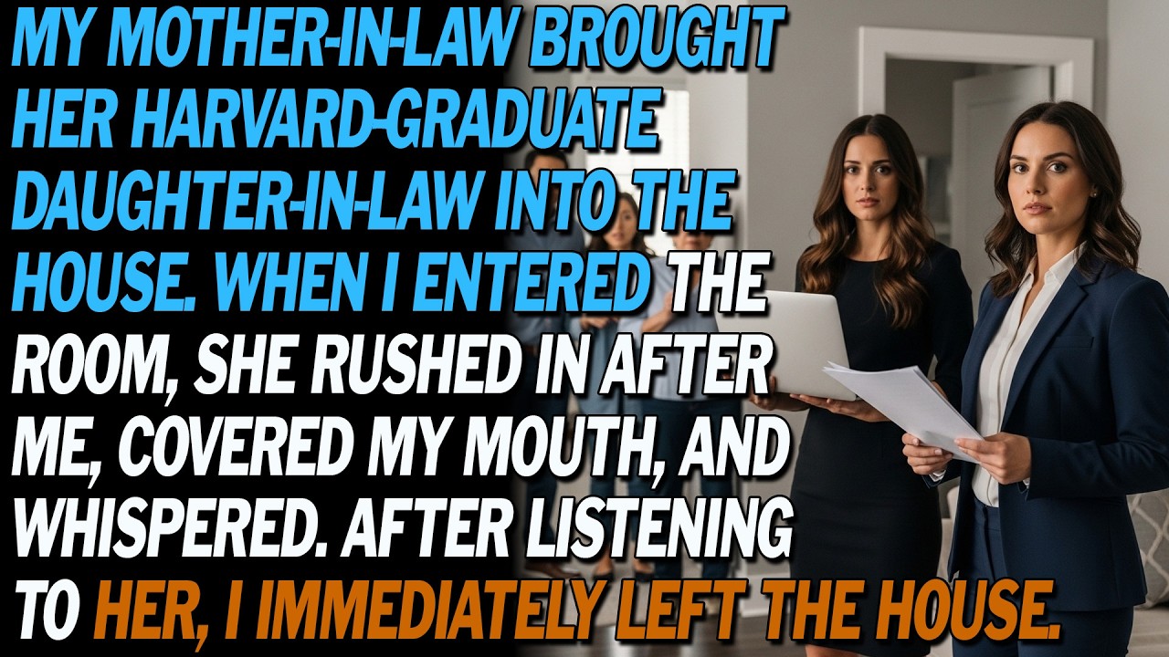 🏠 My Mother-in-law Brought Her Harvard-grad Daughter-in-law 😳; I Entered, And She Stormed In.