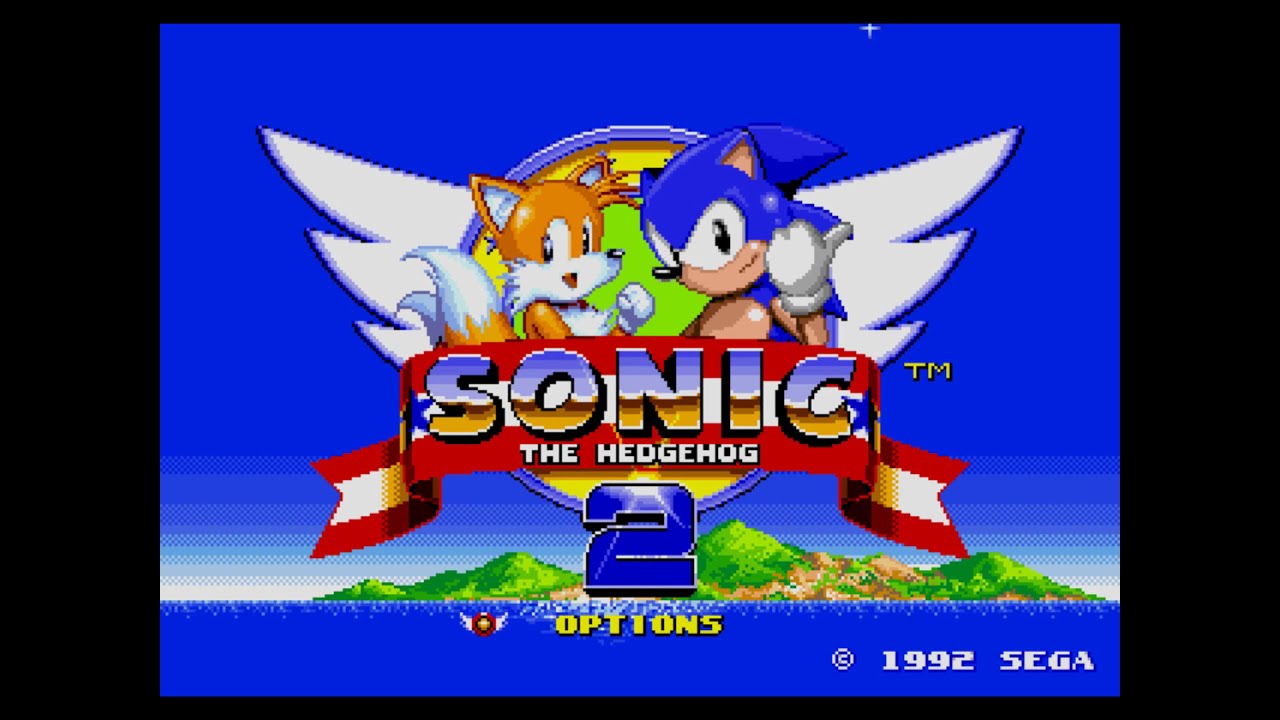 Sonic 2 Title Screen [1080p Upscale Test]