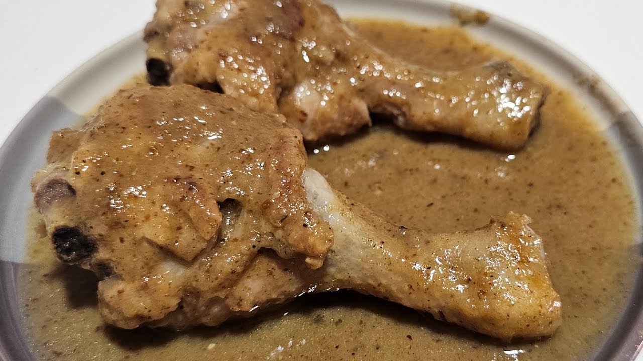 Cómo hacer jamoncitos en salsa, con muy pocos ingredientes.