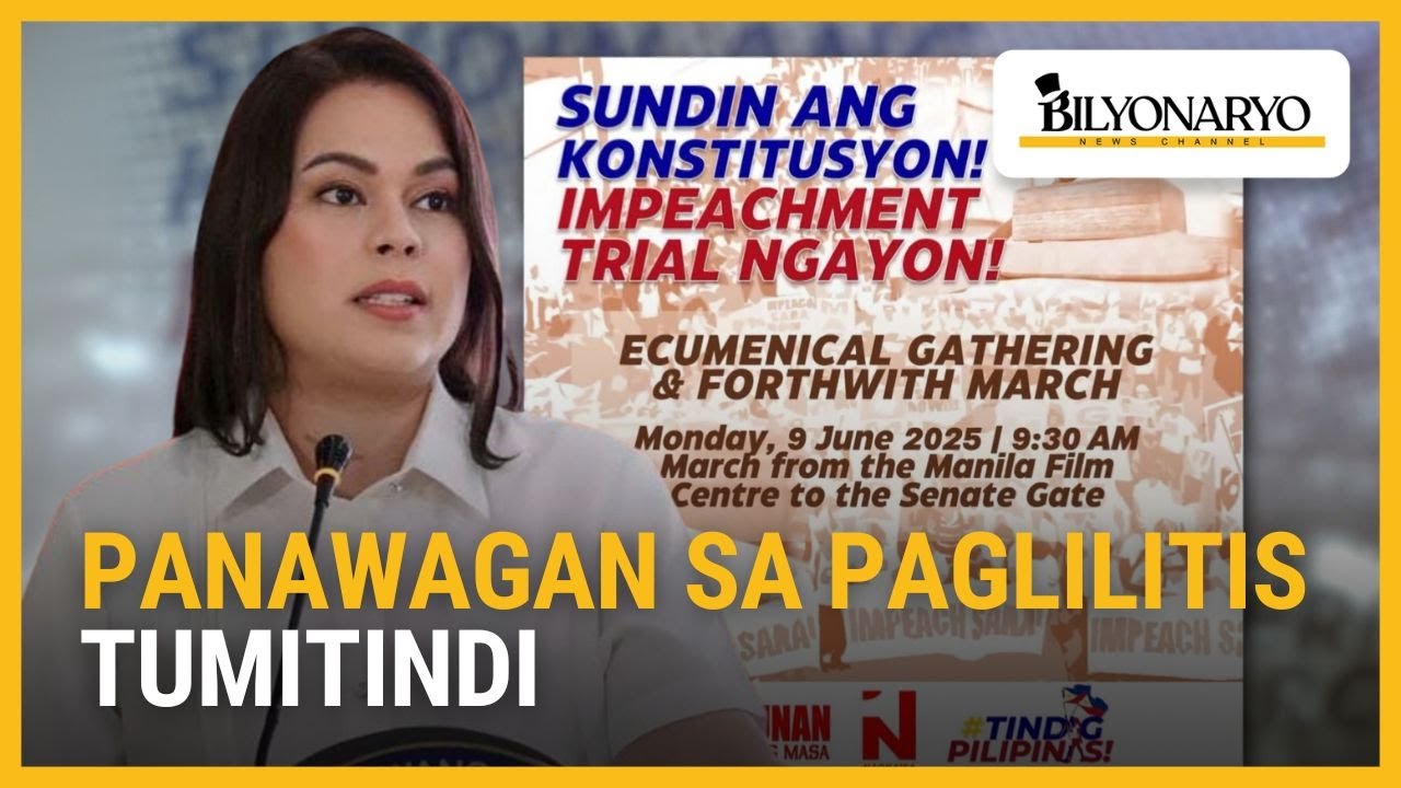 Panawagan sa paglilitis kay VP Sara Duterte, tumitindi | Agenda Weekend