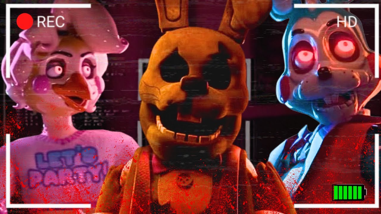 A VERY GRAPHIC FNAF VHS TAPE! (No Place To Run)