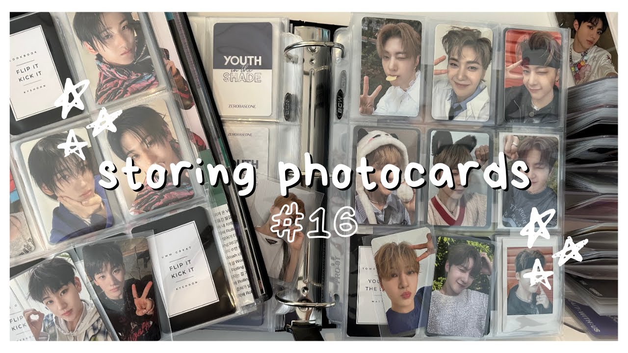 storing photocards #16 ✰ zb1, kickflip & more!