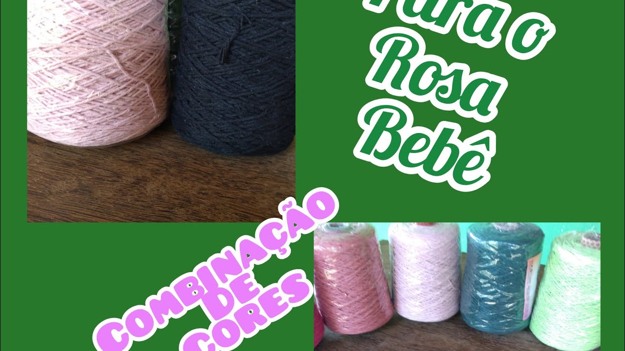 combinação 😍 seis cores que combina com o rosa bebê 🌻🌄🦋