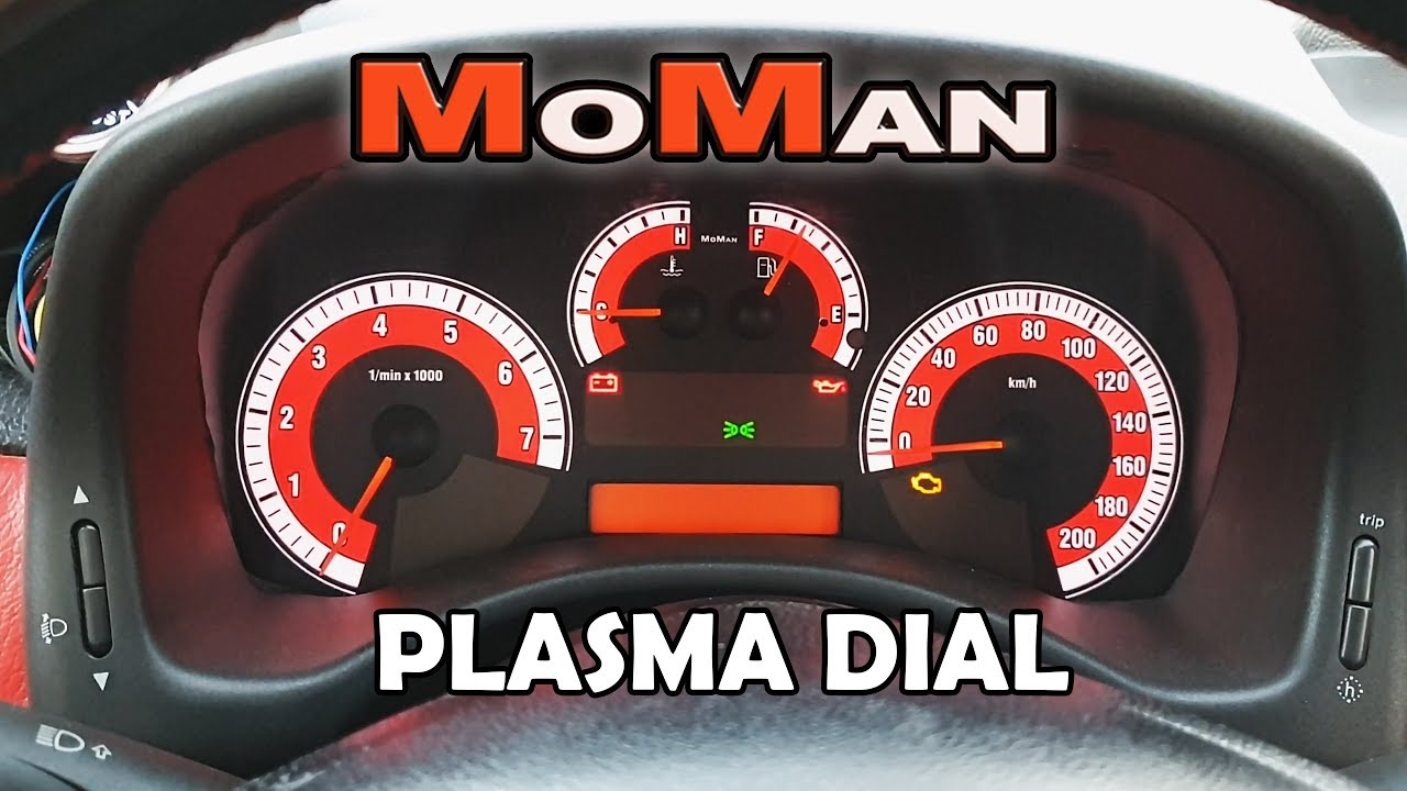 MOMAN Plasma Dial Install Fiat Punto mk2 ENG Subtitles