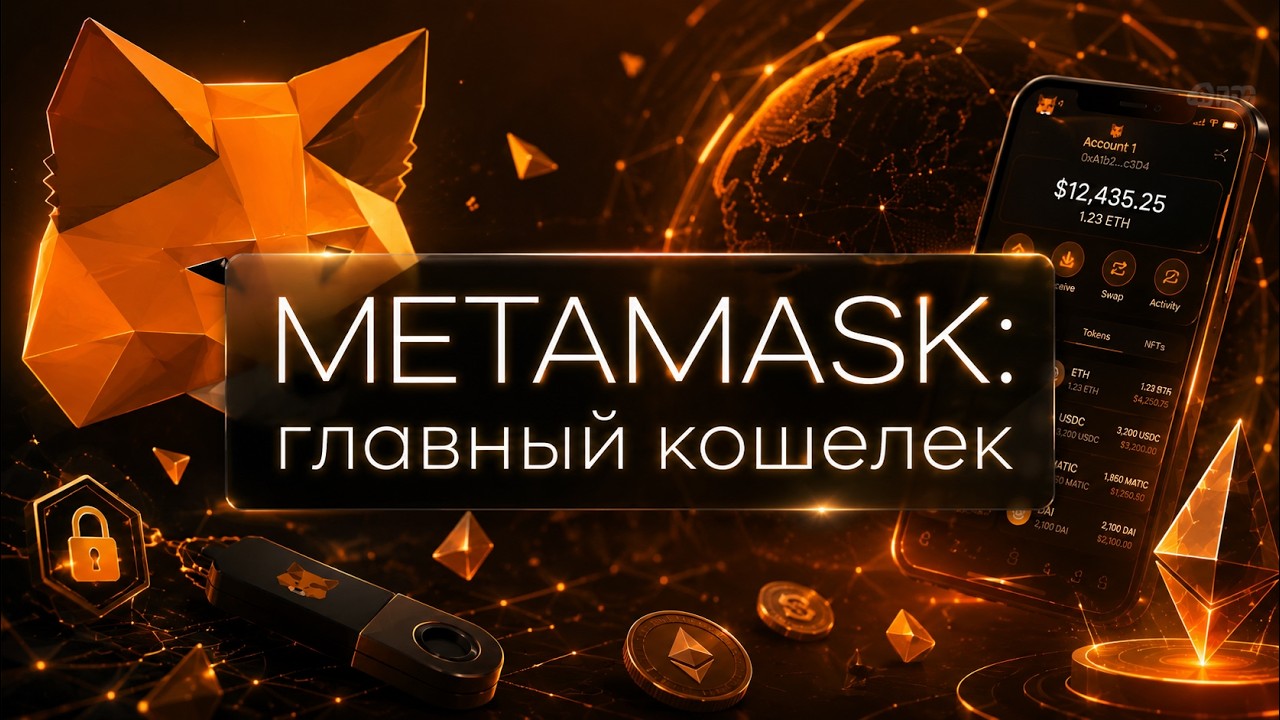MetaMask кошелек: как хранить крипту, работать с DeFi, EVM Ethereum, Bitcoin и Solana обзор | review