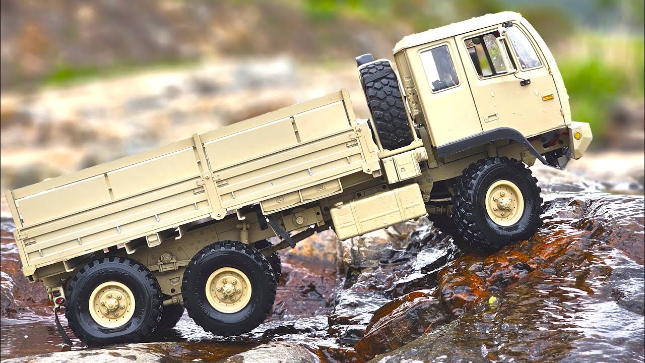 CrossRC FC6 6x6 Truck Off-Road Creek Rock Crawling 4 ASMR