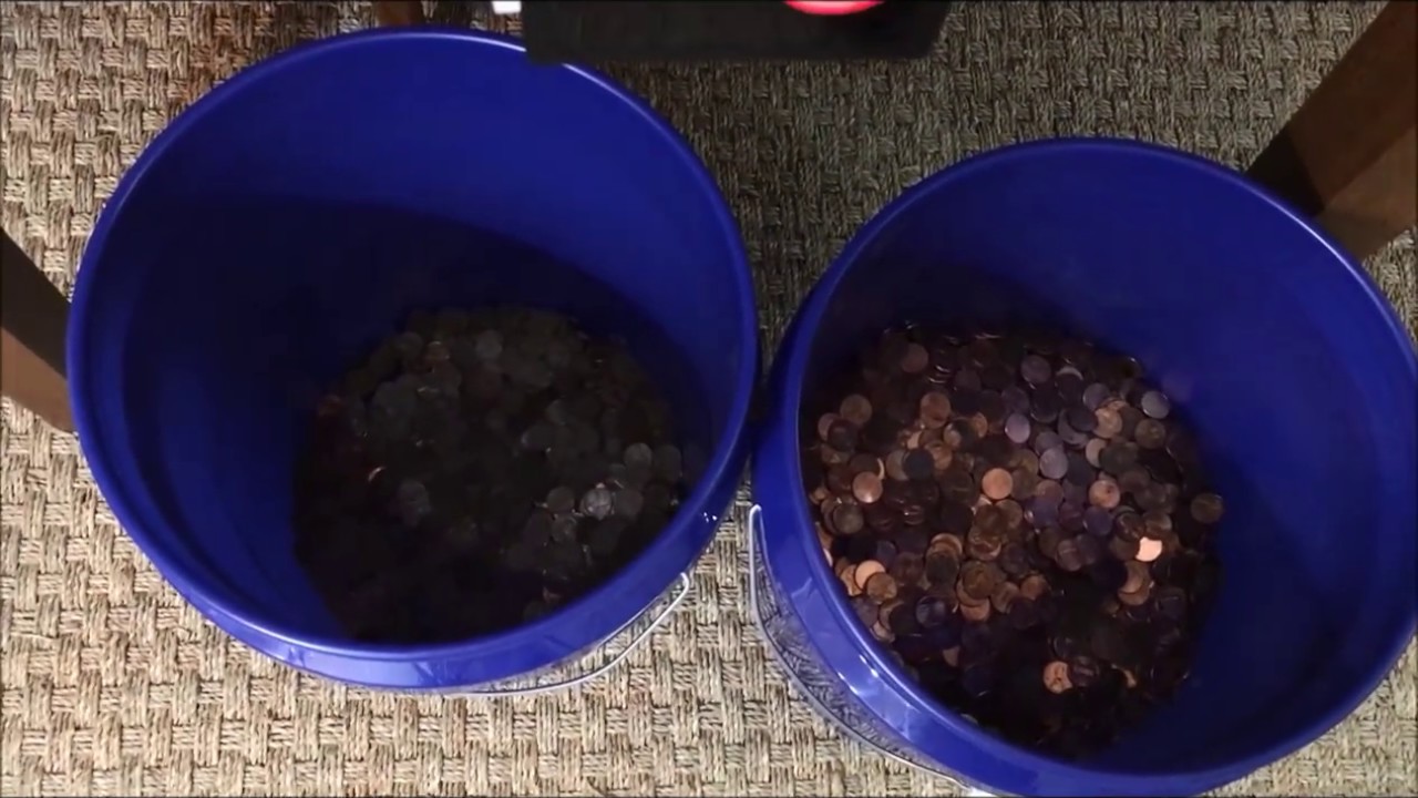 WE USE THE RYEDALE PENNY SORTER ON 25,000 PENNIES