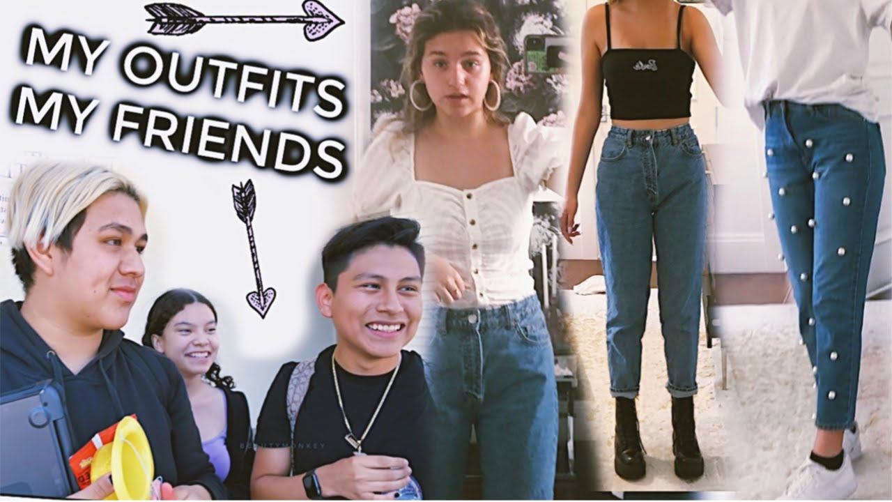 MY AUNT PICKED MY OUTFITS FOR A WEEK FOR SCHOOL! OMG....