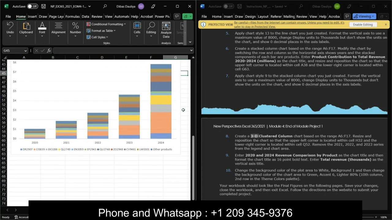 New Perspectives Excel 365/2021 | Module 4: End of Module Project 1