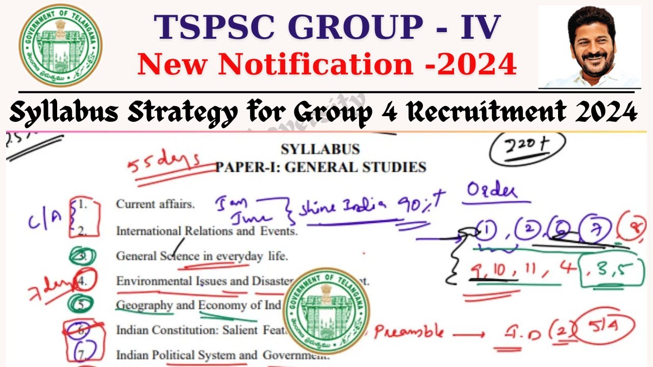 TSPSC Group 4 Notification 2025 | Syllabus, Exam Pattern, Preparation Strategy & Best Books | TGPSC