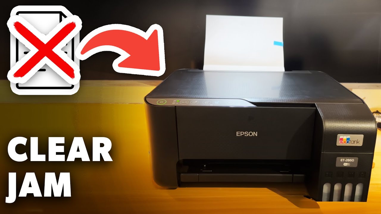 Как устранить замятие бумаги Epson Ecotank ET 2860, 2400, 2870, 2700
