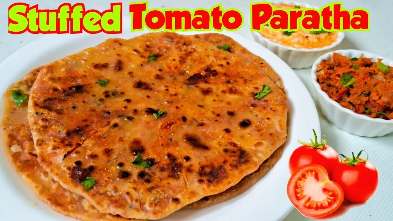 એકવાર આ રીતે બનાવો ચટપટા ટમેટાના પરોઠા ઢાબા વાળા પણ પૂછશે કેમ બનાવ્યા | Stuffed Tomato Paratha 